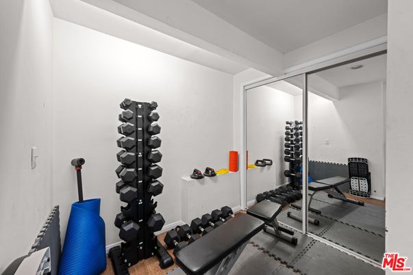 Fitness Equipment, Interior, Wood Texture Flooring