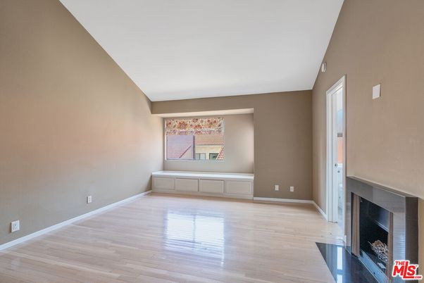 Empty room, Fireplace, Interior, Wood Texture Flooring