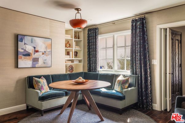 Dining room, Interior, Wood Texture Flooring