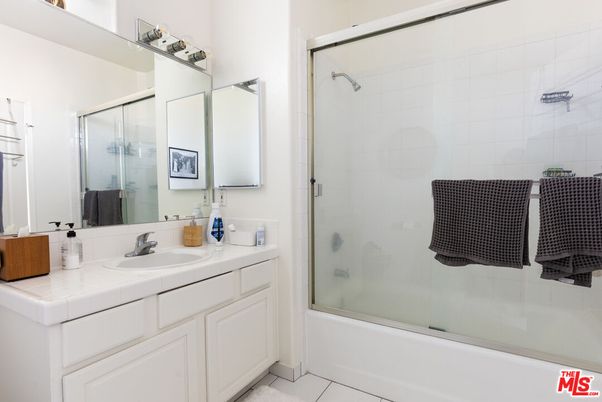 Bathroom, Dual Sink Vanities, Glass Shower, Interior, Tile Countertops