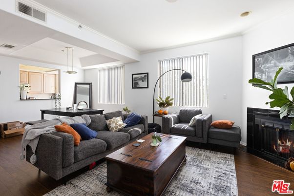 Fireplace, Interior, Living room, Pendant Lights, Wood Texture Flooring