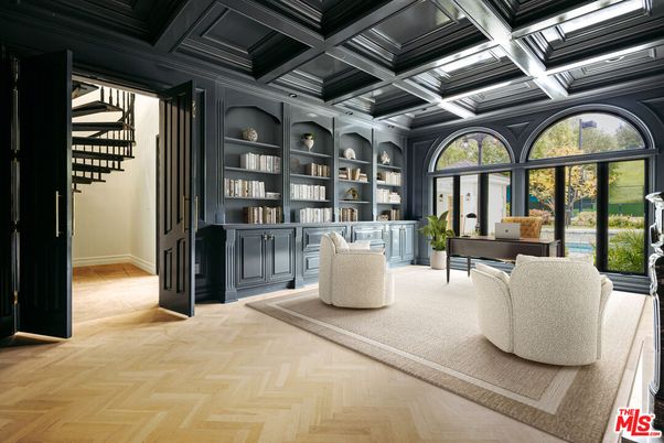 Home Office, Interior, Wood Texture Flooring