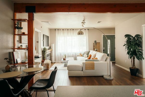 Dining room, Interior, Living room, Wood Texture Flooring