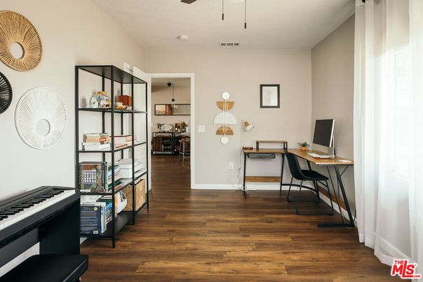 Home Office, Interior, Wood Texture Flooring