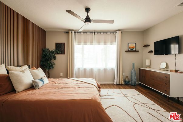 Bedroom, Interior, Wood Texture Flooring