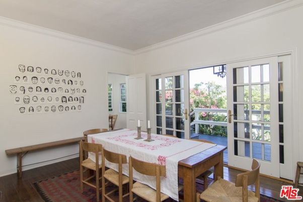 Dining room, Interior, Wood Texture Flooring