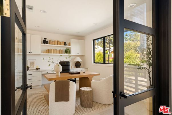 Home Office, Interior, Recessed Lighting