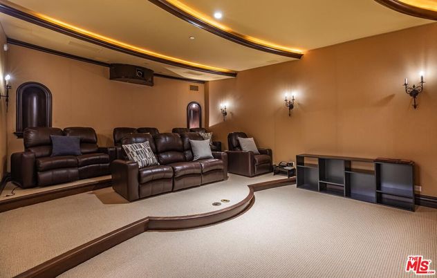Home Theatre Room, Interior, Recessed Lighting, Theatre Room
