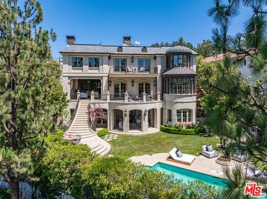 Backyard, Exterior, Facade, Pool, French Provincial