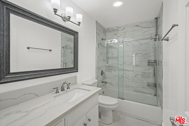 Bathroom, Glass Shower, Interior, Marble Walls, Recessed Lighting