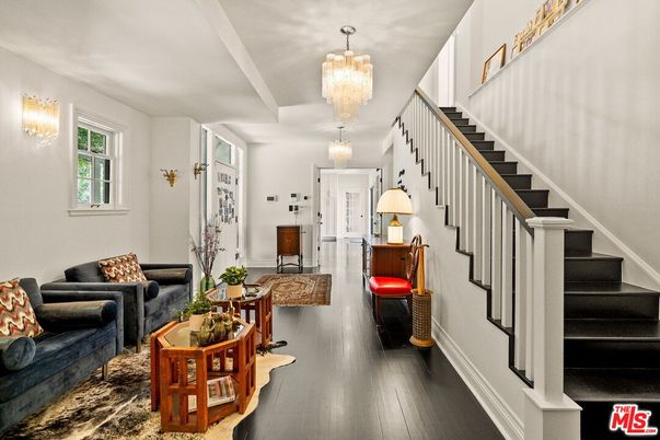 Chandelier, Interior, Living room, Wood Texture Flooring