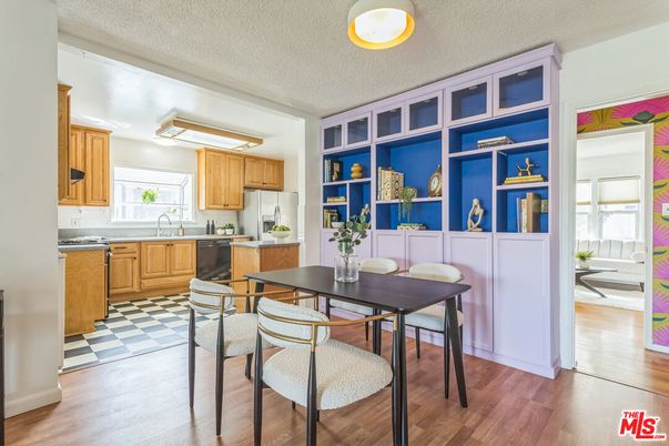 Dining room, Interior, Kitchen, Wood Texture Flooring