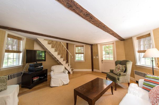 Interior, Living room, Wooden Beams
