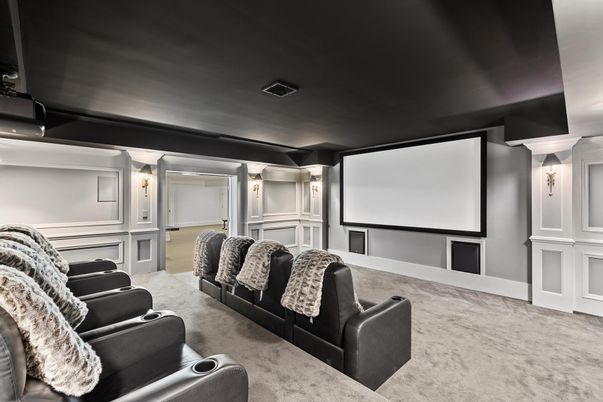 Home Theatre Room, Interior, Projection Screen, Theatre Room