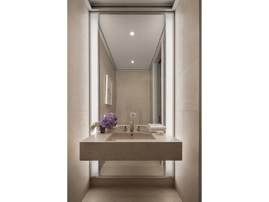 Bathroom, Interior, Recessed Lighting