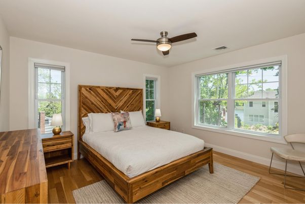 Bedroom, Interior, Wood Texture Flooring