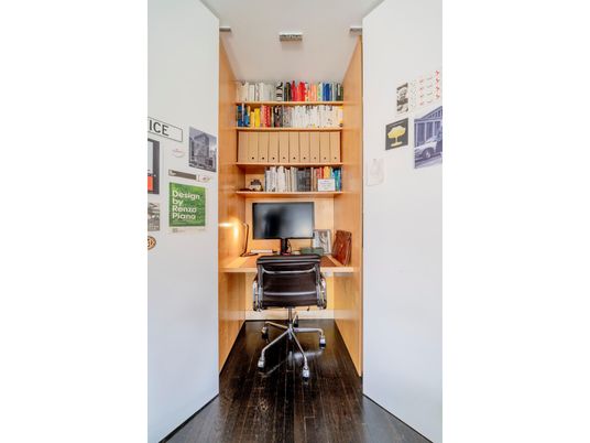 Home Office, Interior, Wood Texture Flooring