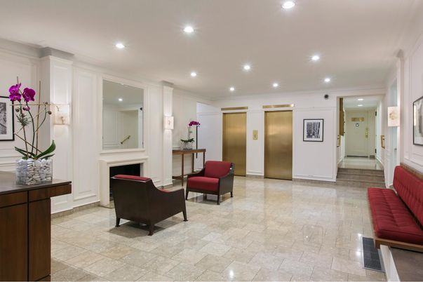 Elevator, Fireplace, Interior, Recessed Lighting