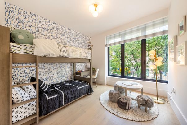 Bedroom, Interior, Wood Texture Flooring