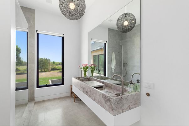Bathroom, Glass Shower, Interior