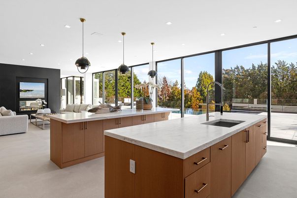 Interior, Kitchen, Living room, Pendant Lights, Recessed Lighting
