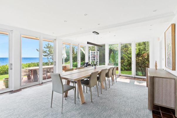 Dining room, Interior, Recessed Lighting, Water