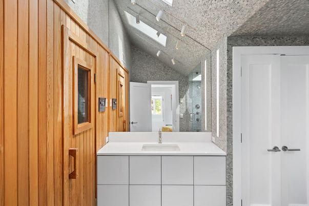 Bathroom, Interior, Wooden Walls