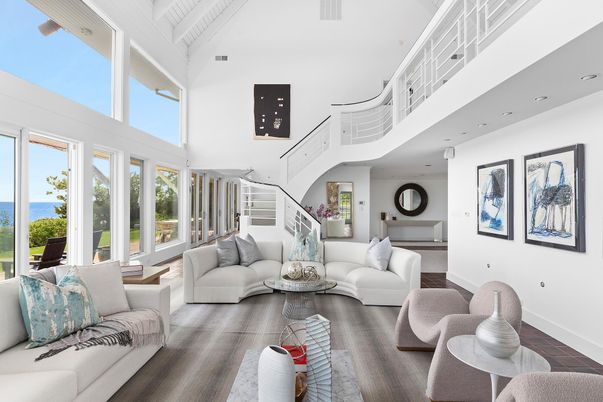 Interior, Living room, Recessed Lighting, Water, Wood Texture Flooring