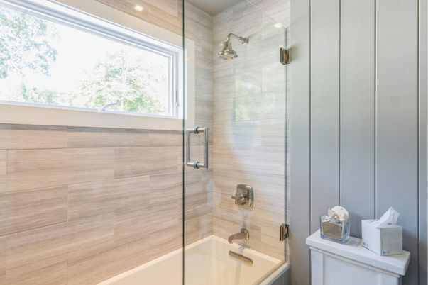 Bathroom, Glass Shower, Interior