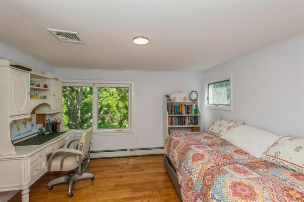 Bedroom, Home Office, Interior, Wood Texture Flooring