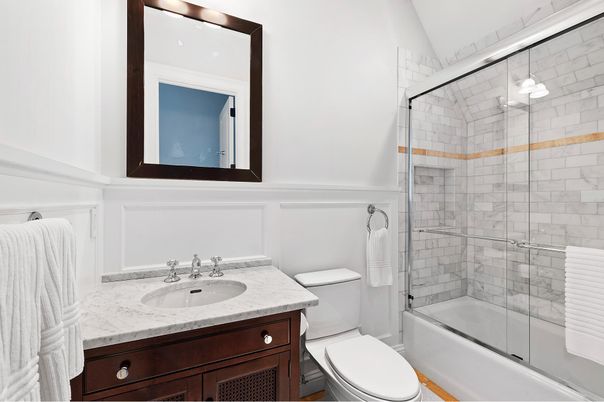 Bathroom, Glass Shower, Interior