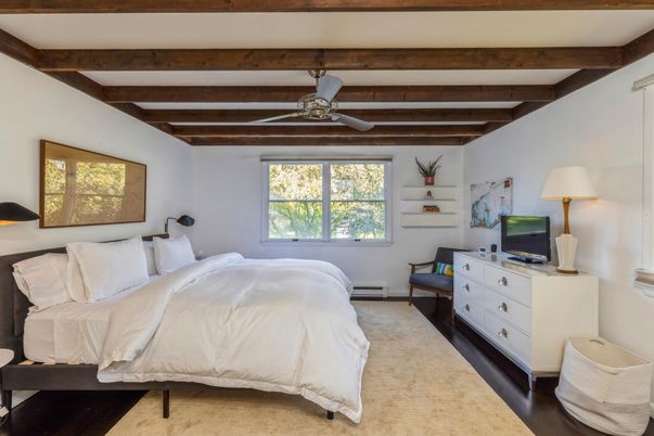Bedroom, Interior, Wooden Beams, Wooden Ceilings, Wood Texture Flooring