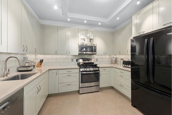 Interior, Kitchen, Recessed Lighting, Stainless Steel Appliances