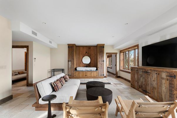 Interior, Living room, Recessed Lighting