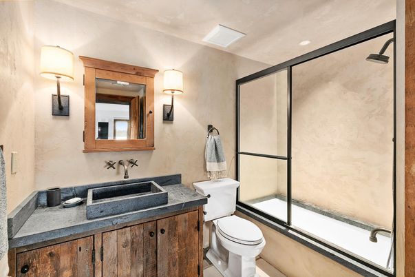 Bathroom, Glass Shower, Interior