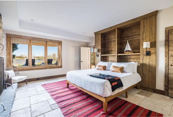 Bedroom, Interior, Wooden Walls