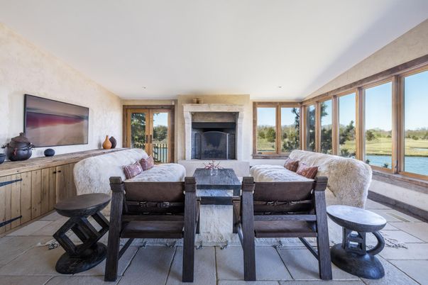 Dining room, Fireplace, Interior, Water