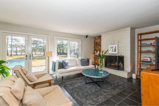 Fireplace, Interior, Living room, Stone Walls