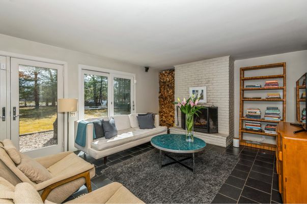 Fireplace, Interior, Living room, Stone Walls