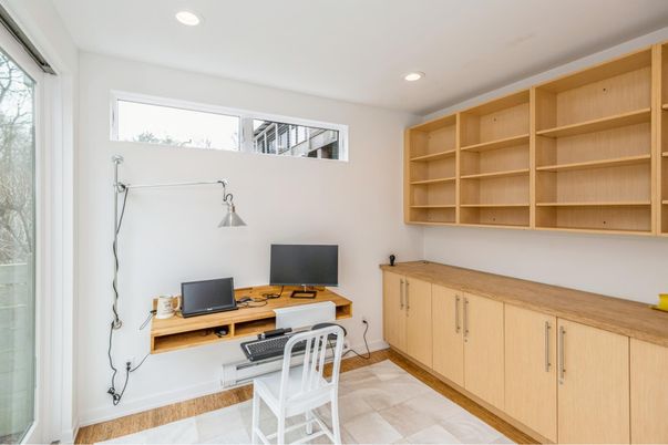 Home Office, Interior, Recessed Lighting