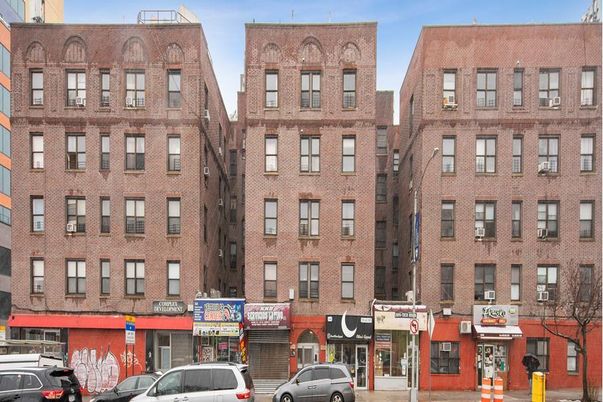 Exterior, Facade, Brick Facade, Condo Building