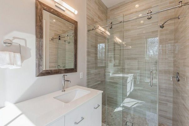 Bathroom, Glass Shower, Interior