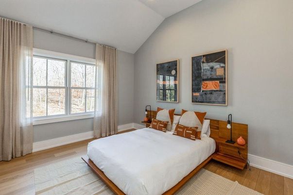 Bedroom, Interior, Wood Texture Flooring