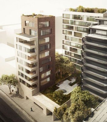 Exterior, Facade, Condo Building