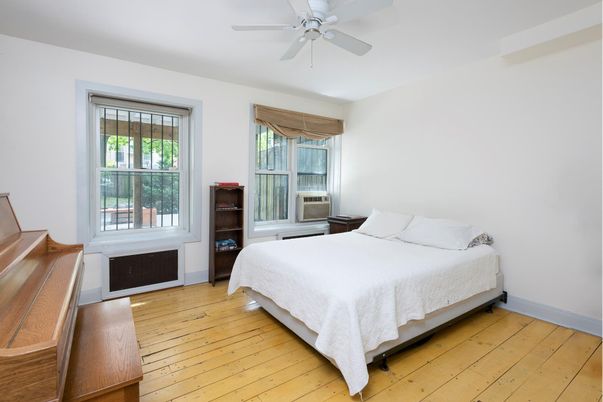 Bedroom, Fireplace, Interior, Wood Texture Flooring