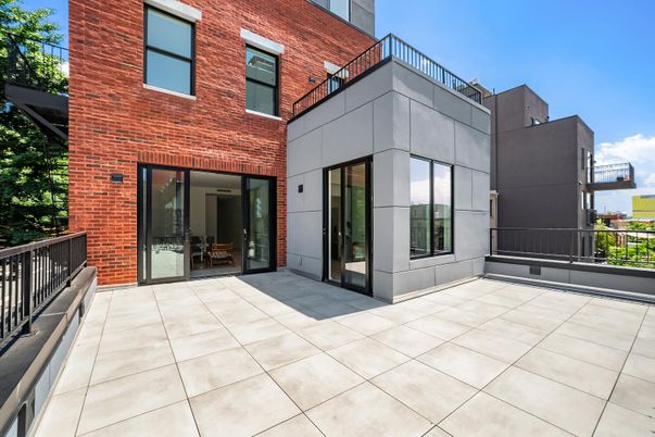 Exterior, Facade, Brick Facade, Modern