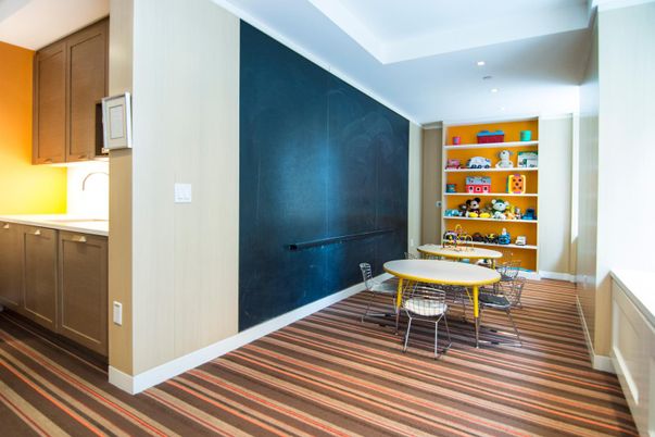 Dining room, Interior, Recessed Lighting