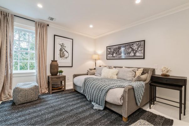 Bedroom, Interior, Recessed Lighting