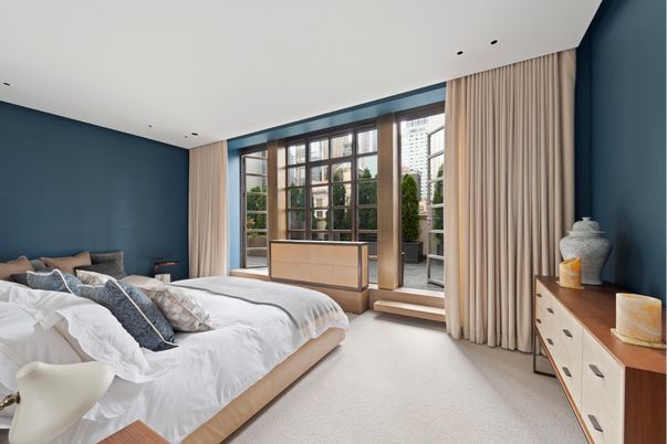 Bedroom, Interior, Recessed Lighting