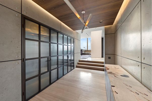 Interior, Recessed Lighting, Wooden Ceilings, Wood Texture Flooring